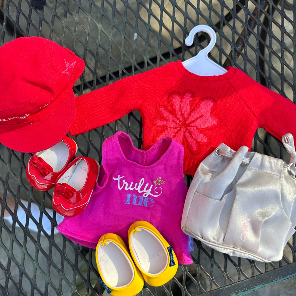 American Girl red accents